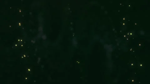 Shiny blinking lights greenish background Stock Footage 259261690