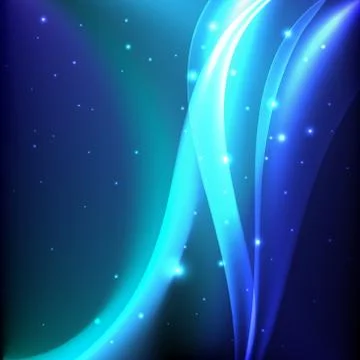 Shiny blue magic abstract background. イラスト素材