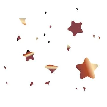 Shiny bronze glitter vector illustration on white Stock Illustration