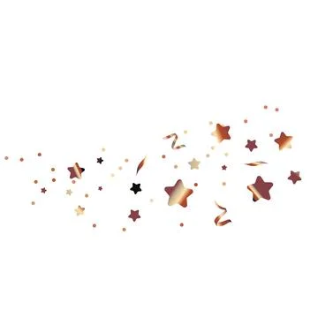 Shiny bronze glitter vector illustration on white Stock Illustration