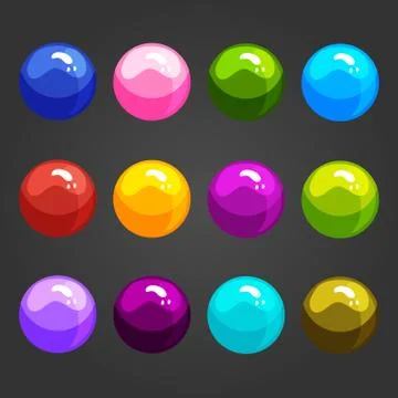 Shiny bubbles Stock Illustration