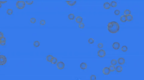 Shiny bubbles in water Stock Footage 865242