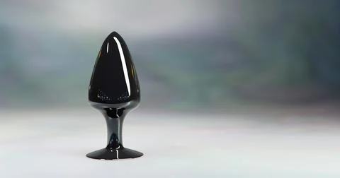 Shiny butt plug Stock Illustration