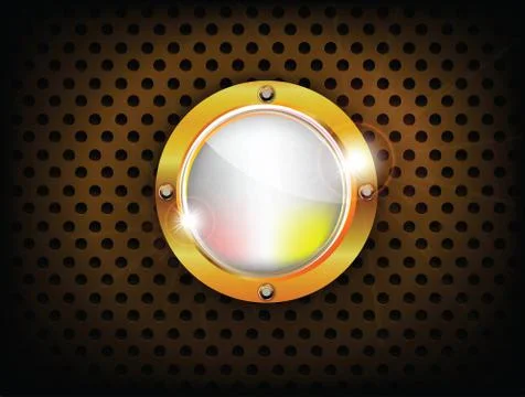 Shiny button Stock Illustration