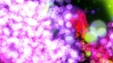 Shiny CGI Colored Big Particles Explosion Flying Abstract Background Stock Footage 83940728