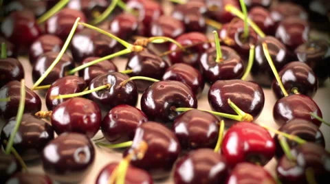 Shiny Cherries HD Stock Footage 41266968