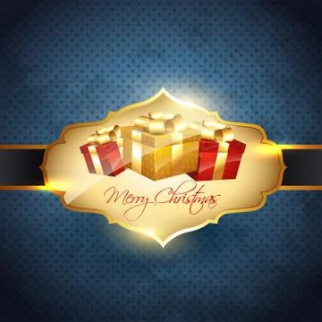 Shiny christmas background Stock Illustration