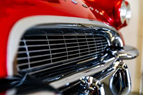 A Shiny Chrome Grill Stock Photos