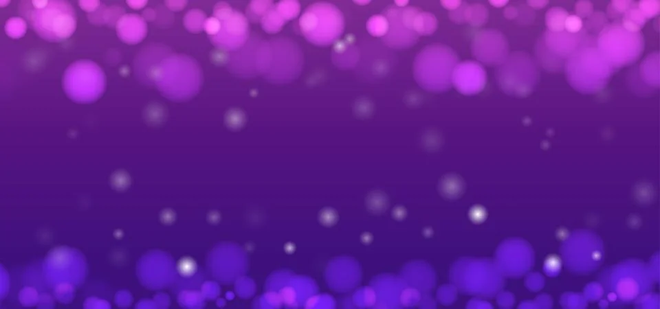 Shiny Circle Bokeh Effect Background Stock Illustration