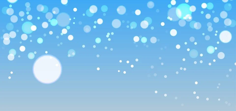 Shiny Circle Bokeh Effect Background Stock Illustration