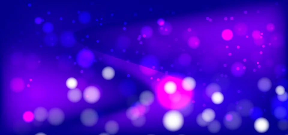 Shiny Circle Bokeh Effect Background Stock Illustration