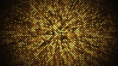 Shiny circle sequins rotating seamless loop animation 4k (4096x2304) Stock Footage 86721349