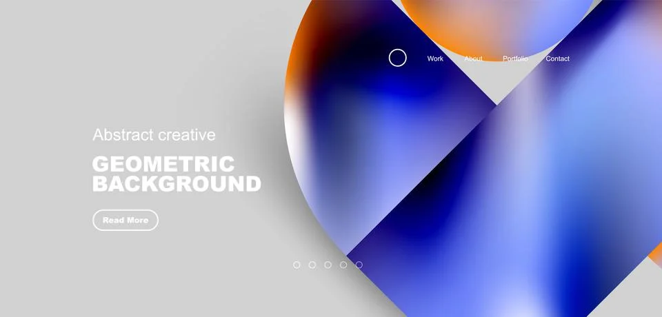 Shiny circles and round elements geometric background. Vector illustration for イラスト素材