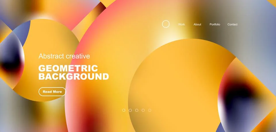 Shiny circles and round elements geometric background. Vector illustration for 스톡 일러스트