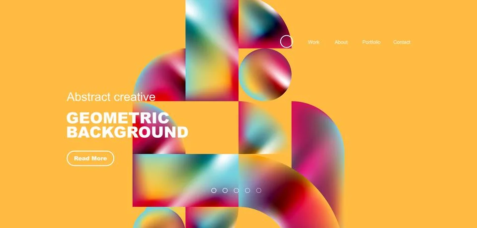 Shiny circles and round elements geometric background. Vector illustration for 스톡 일러스트