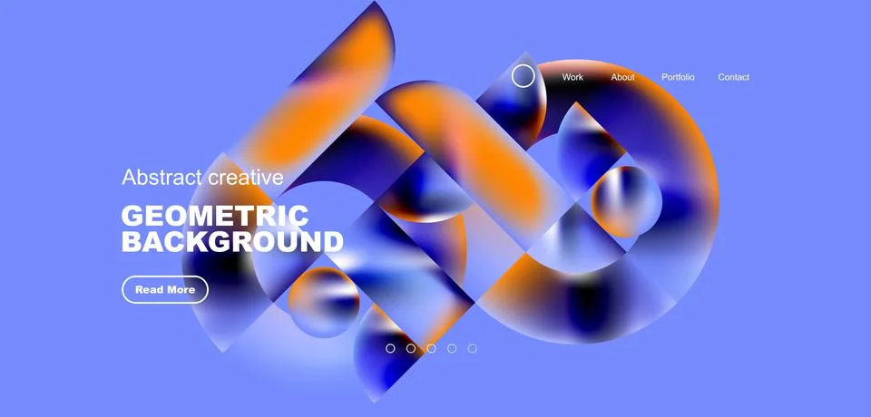 Shiny circles and round elements geometric background. Vector illustration for 스톡 일러스트