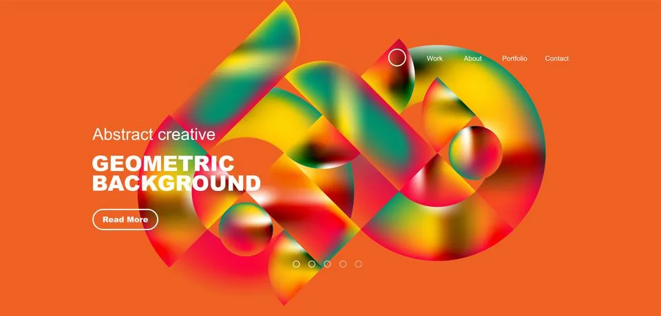Shiny circles and round elements geometric background. Vector illustration for 스톡 일러스트