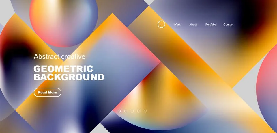 Shiny circles and round elements geometric background. Vector illustration for 스톡 일러스트