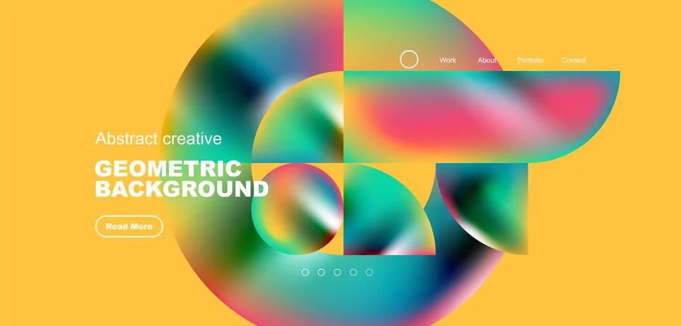 Shiny circles and round elements geometric background. Vector illustration for 스톡 일러스트