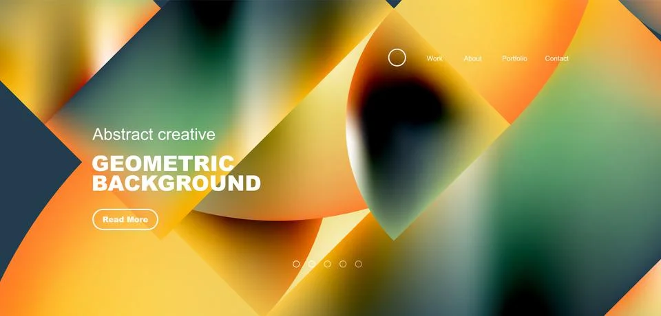 Shiny circles and round elements geometric background. Vector illustration for イラスト素材