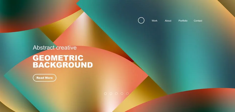 Shiny circles and round elements geometric background. Vector illustration for 库存插图