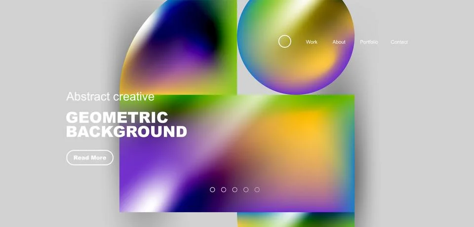 Shiny circles and round elements geometric background. Vector illustration for 스톡 일러스트