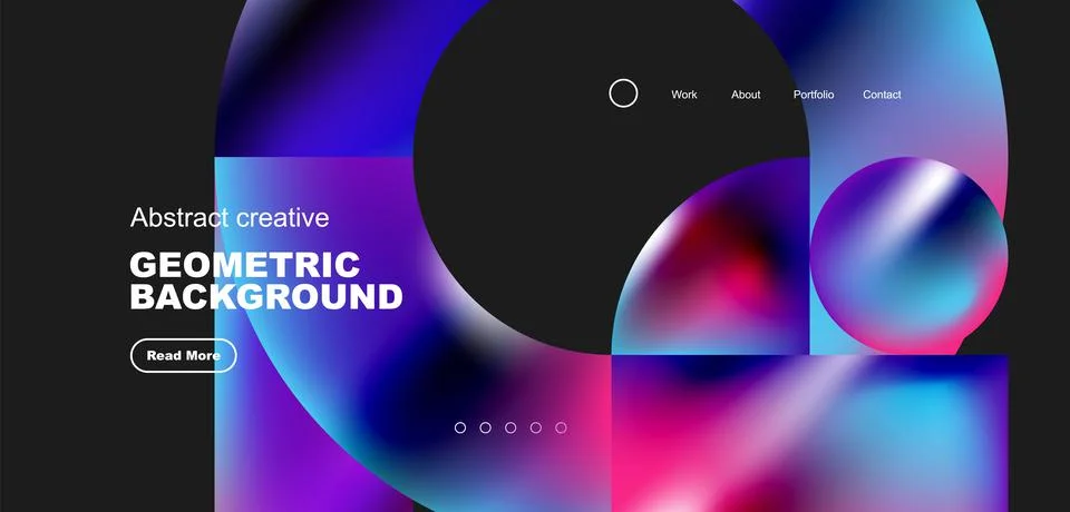 Shiny circles and round elements geometric background. Vector illustration for 스톡 일러스트