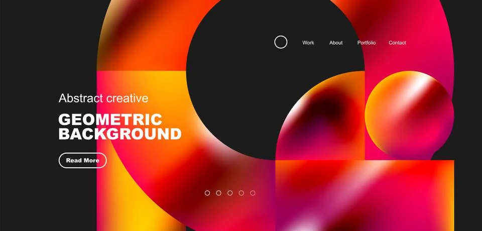 Shiny circles and round elements geometric background. Vector illustration for 스톡 일러스트