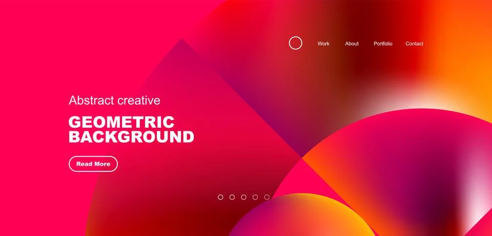 Shiny circles and round elements geometric background. Vector illustration for Illustrazione stock