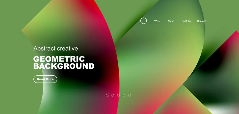 Shiny circles and round elements geometric background. Vector illustration for Stock Illustration