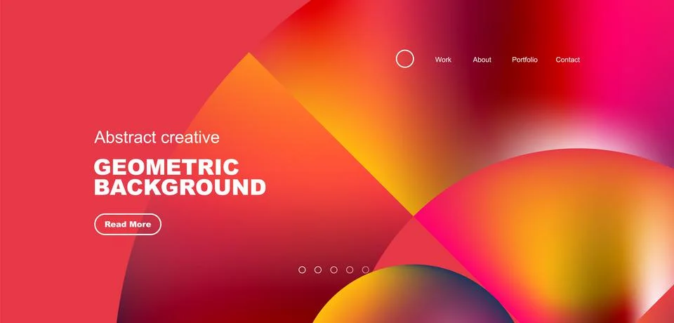 Shiny circles and round elements geometric background. Vector illustration for Stockillustratie