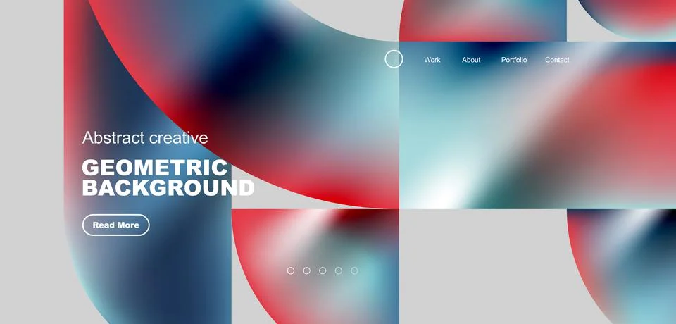 Shiny circles and round elements geometric background. Vector illustration for 스톡 일러스트