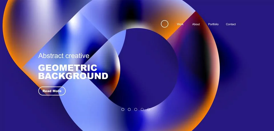 Shiny circles and round elements geometric background. Vector illustration for 스톡 일러스트