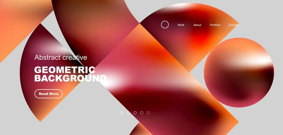Shiny circles and round elements geometric background. Vector illustration for イラスト素材
