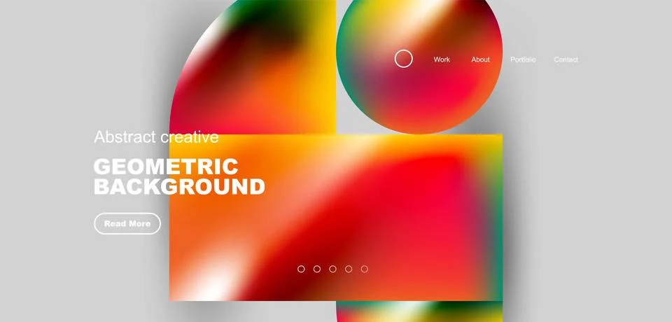 Shiny circles and round elements geometric background. Vector illustration for イラスト素材