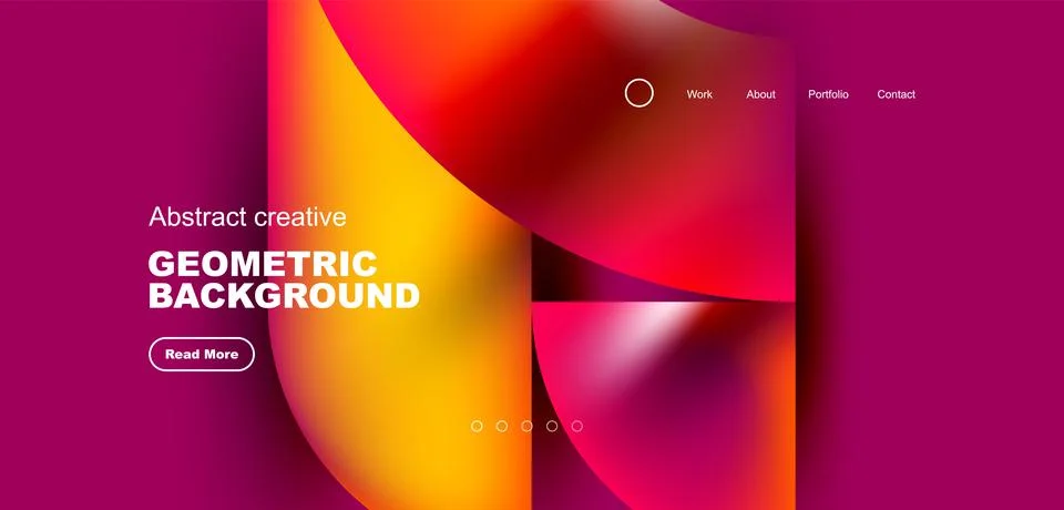Shiny circles and round elements geometric background. Vector illustration for 스톡 일러스트