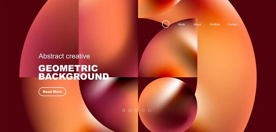 Shiny circles and round elements geometric background. Vector illustration for 스톡 일러스트
