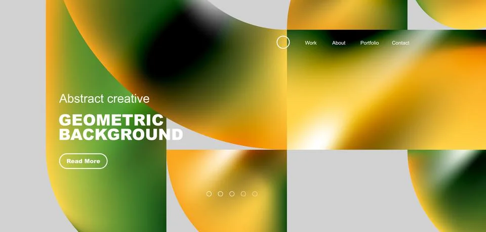 Shiny circles and round elements geometric background. Vector illustration for 스톡 일러스트