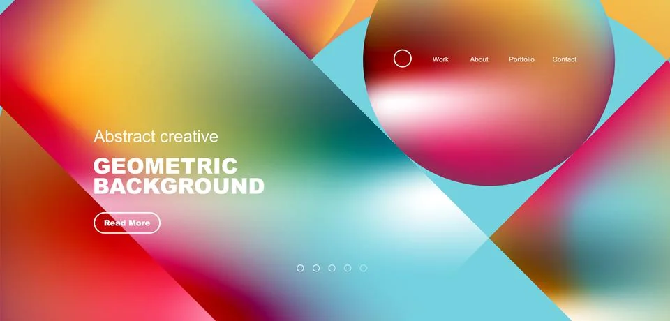 Shiny circles and round elements geometric background. Vector illustration for 스톡 일러스트