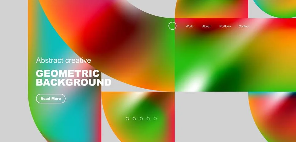 Shiny circles and round elements geometric background. Vector illustration for 스톡 일러스트