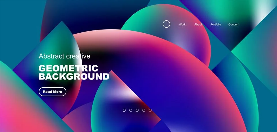 Shiny circles and round elements geometric background. Vector illustration for 스톡 일러스트