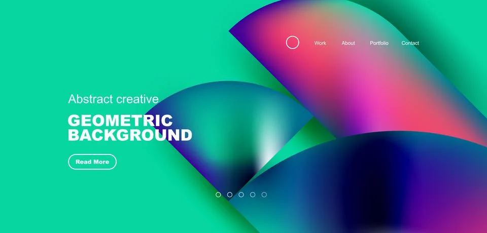 Shiny circles and round elements geometric background. Vector illustration for 스톡 일러스트