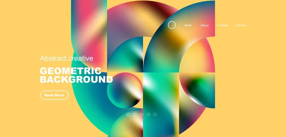 Shiny circles and round elements geometric background. Vector illustration for 스톡 일러스트