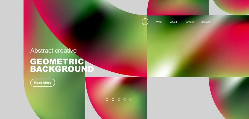 Shiny circles and round elements geometric background. Vector illustration for Stockillustratie