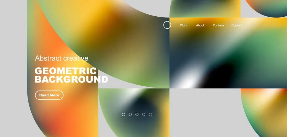 Shiny circles and round elements geometric background. Vector illustration for 스톡 일러스트