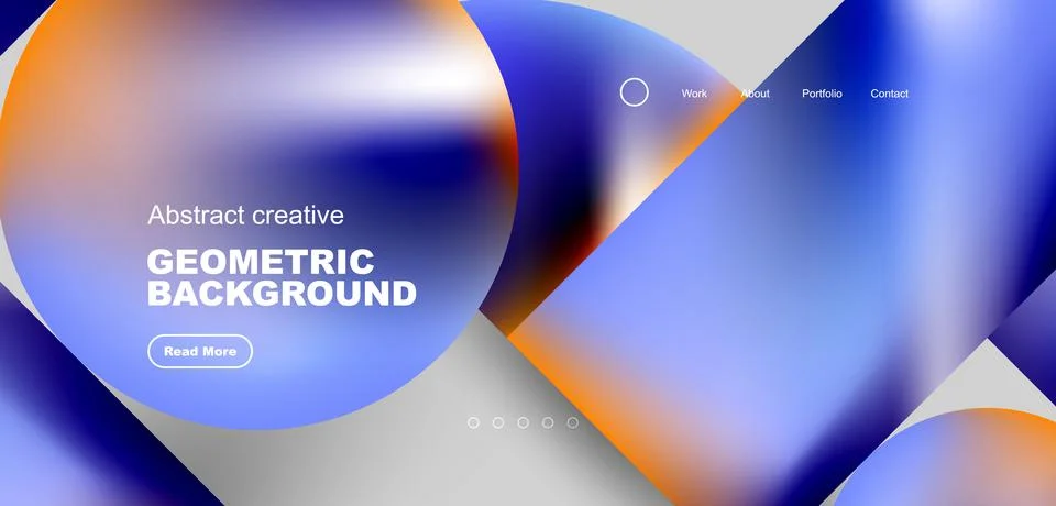Shiny circles and round elements geometric background. Vector illustration for 스톡 일러스트