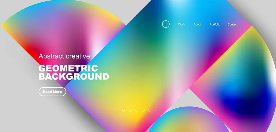 Shiny circles and round elements geometric background. Vector illustration for 스톡 일러스트