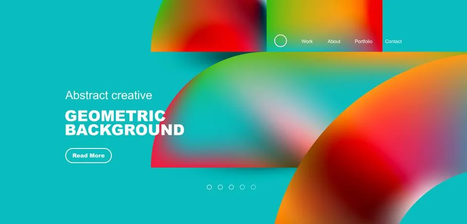 Shiny circles and round elements geometric background. Vector illustration for 스톡 일러스트