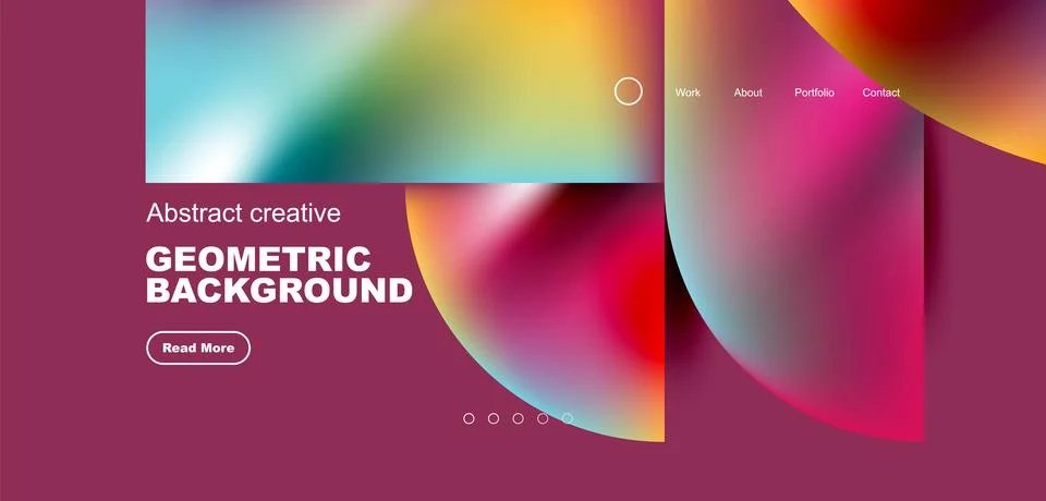 Shiny circles and round elements geometric background. Vector illustration for 스톡 일러스트