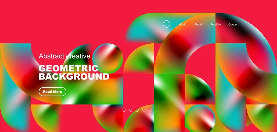 Shiny circles and round elements geometric background. Vector illustration for 스톡 일러스트